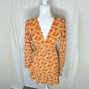 ASOS Design Floral Wrap Dress